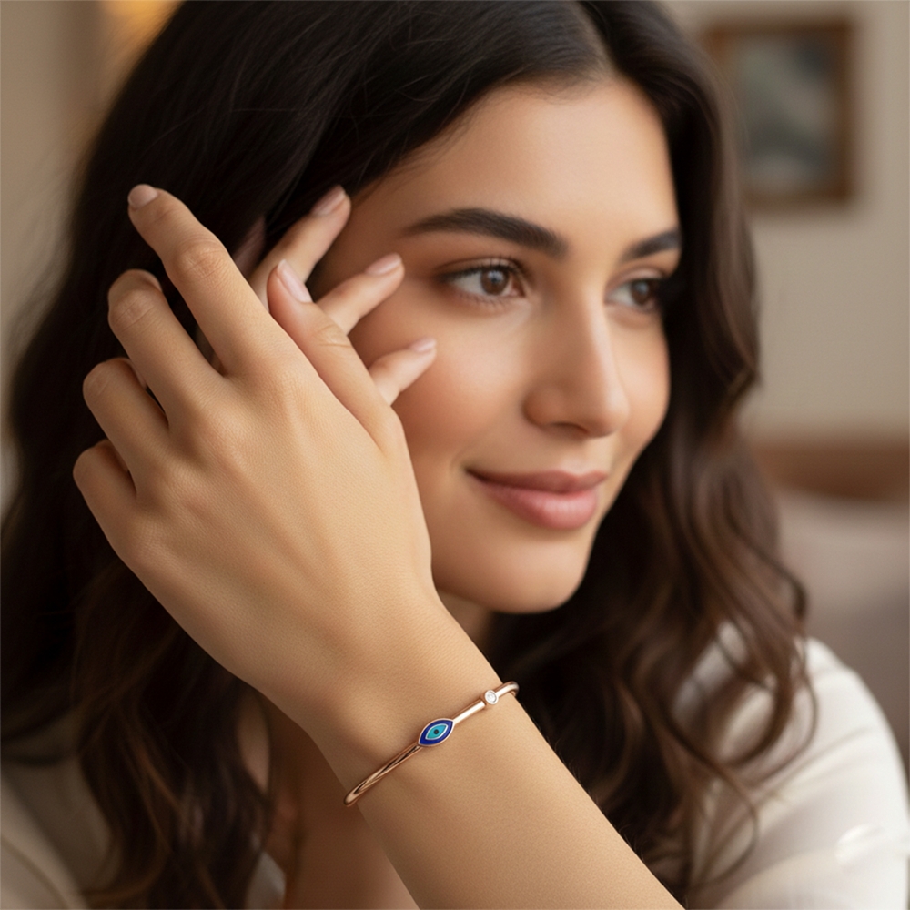 Aureva Blue Evil Eye Bracelet