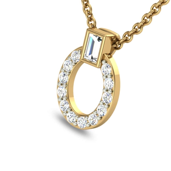 Nayeli 18kt Gold and Diamond Pendant 