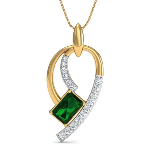 Samridhi Gold and Diamond Pendant