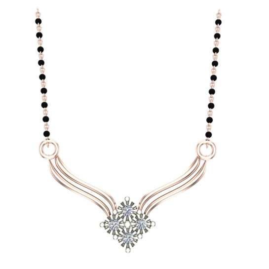 Perline Diamond Mangalsutra