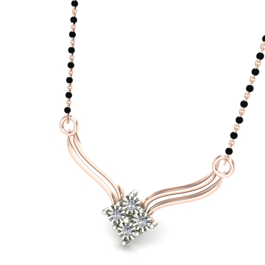 Perline Diamond Mangalsutra