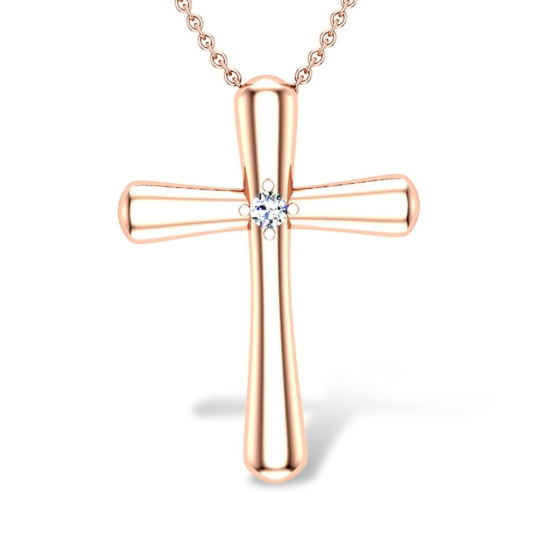 Rowan Jesus  Diamond Pendant