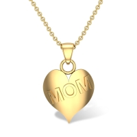 Blossoming Mom Gold Pendant