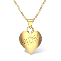 Blossoming Mom Gold Pendant Designs For Female