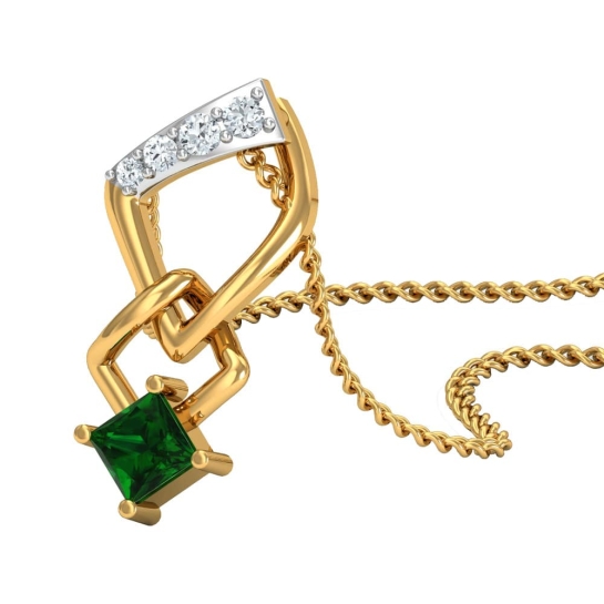 Breena Gold and Diamond Pendant