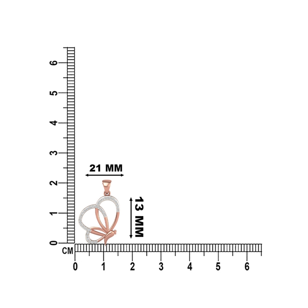 Butterfly Bliss Diamond Pendant