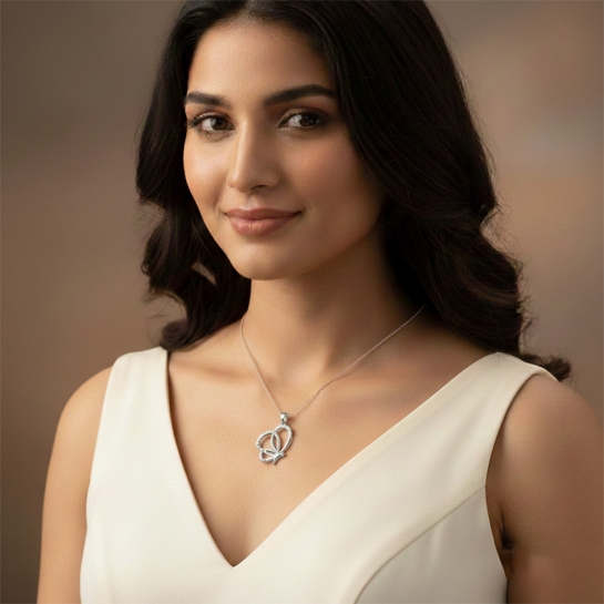 Butterfly Bliss Diamond Pendant