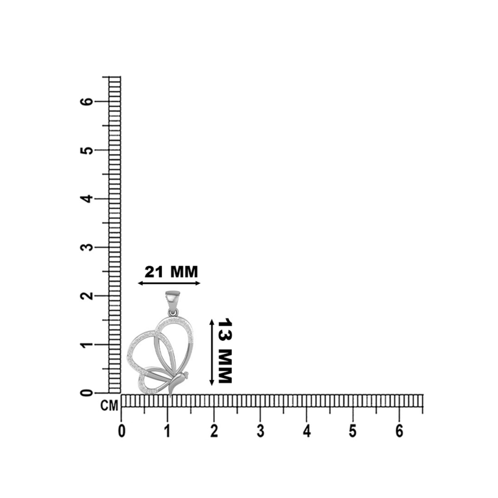 Butterfly Bliss Diamond Pendant