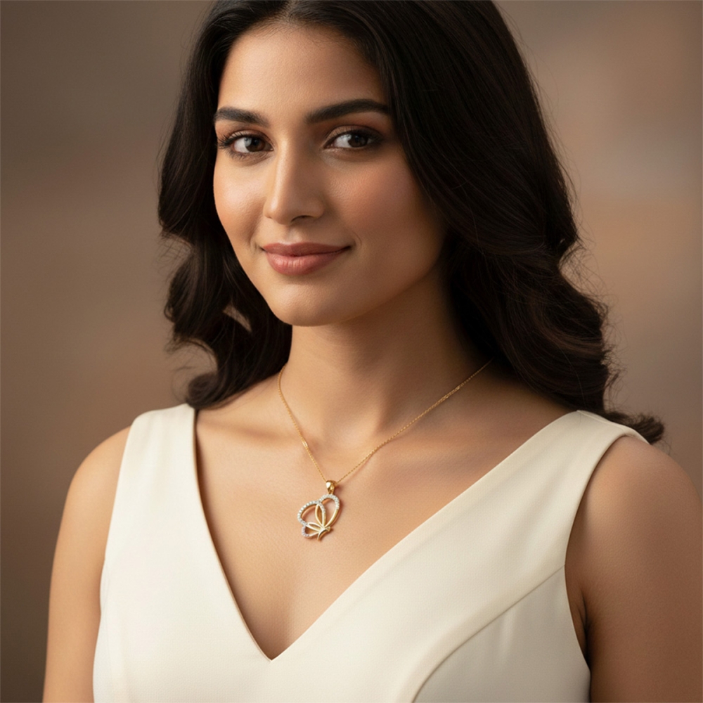 Butterfly Bliss Diamond Pendant