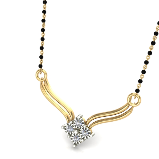 Perline Diamond Mangalsutra