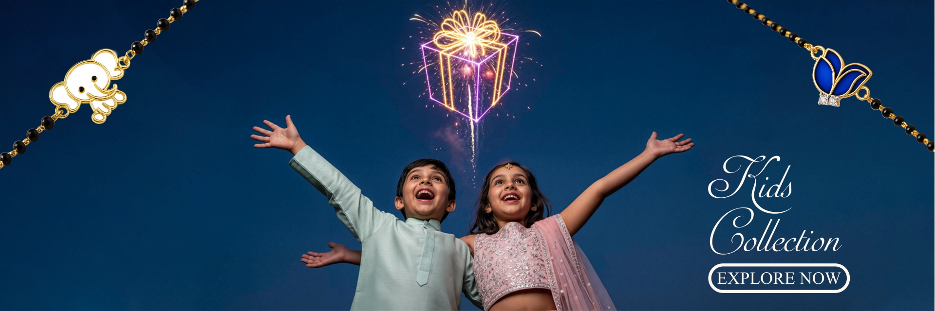 Buy gold and diamonds jewellery for Kids