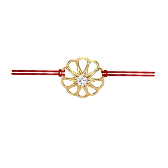 Aanchal Gold DIamond Rakhi