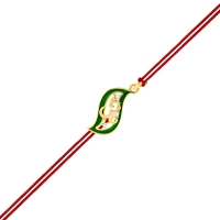 Om Diamond Pendant Rakhi