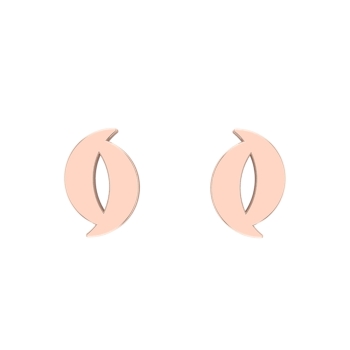 Deepa Gold Stud Earrings Design for daily use 