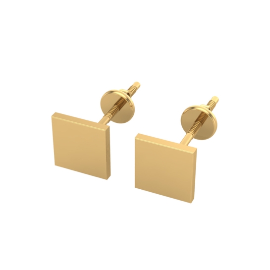 Dadhinadi Gold Stud Earrings Design for daily use 