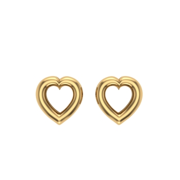 Deepshi Gold Stud Earrings Design for daily use 