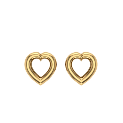 Deepshi Gold Stud Earrings Design for daily use