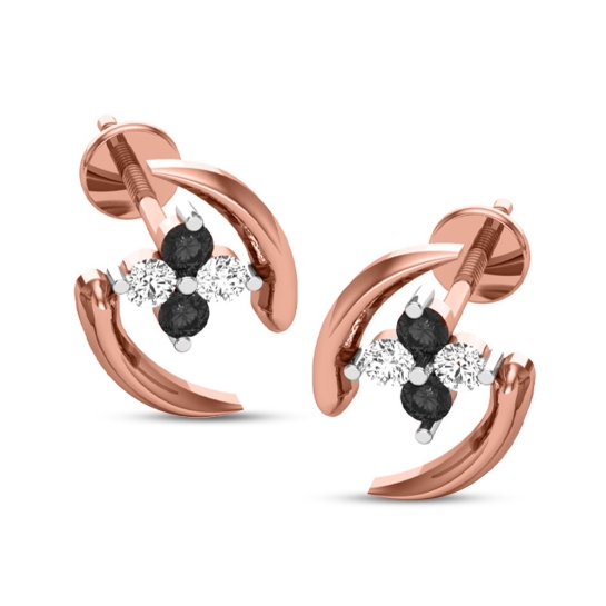 Lia Black Diamond Earring