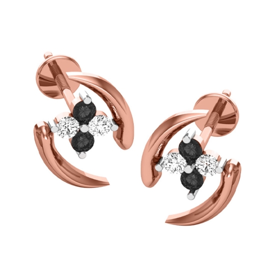 Delaney Black Diamond Earring