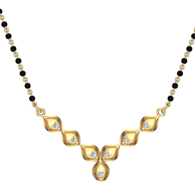 Elsa Diamond Mangalsutra