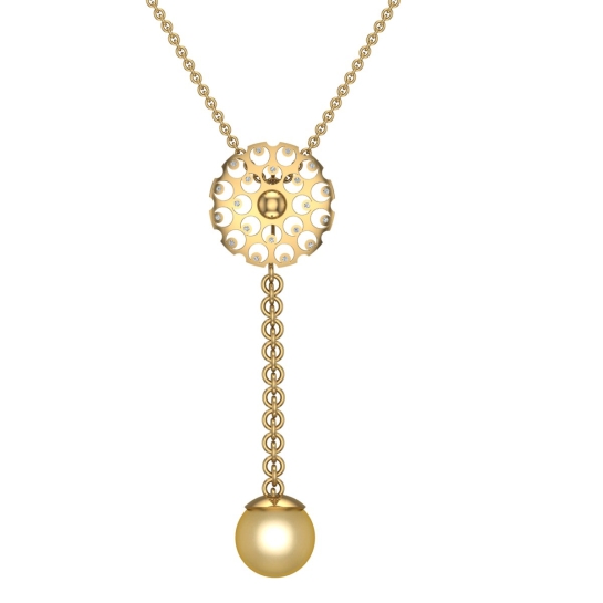 Elvire Pearl Gold pendant Designs For Female