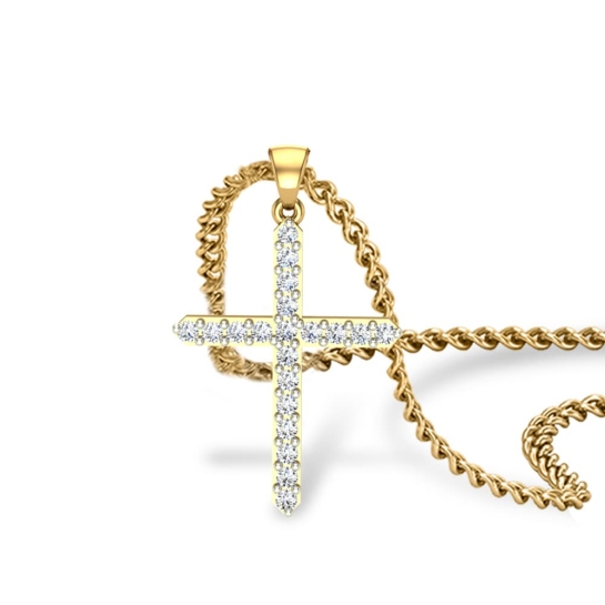 Eliana Jesus Diamond Pendant