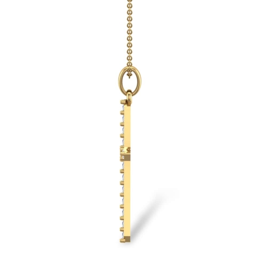 Alaia Jesus Diamond Pendant