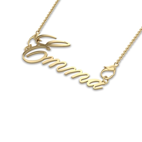 Emma Yellow Gold Pendant