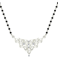 Flora Diamond Mangalsutra