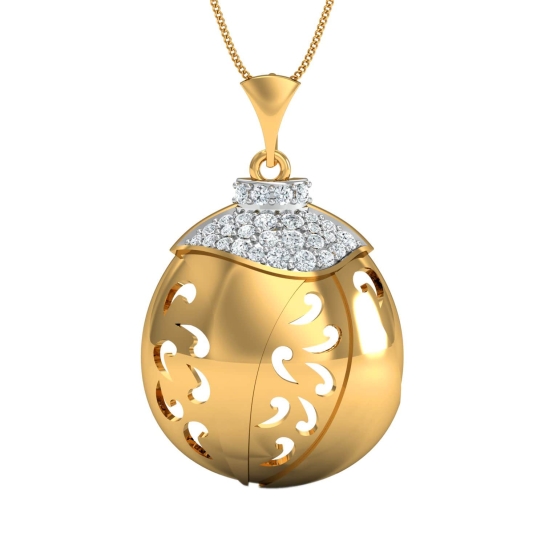 Yessica Gold and Diamond Pendant