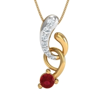 Franki Gold and Diamond Pendant