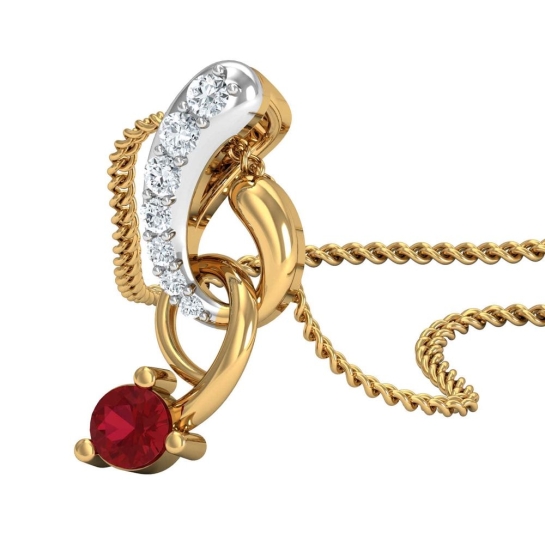 Reshma Gold and Diamond Pendant