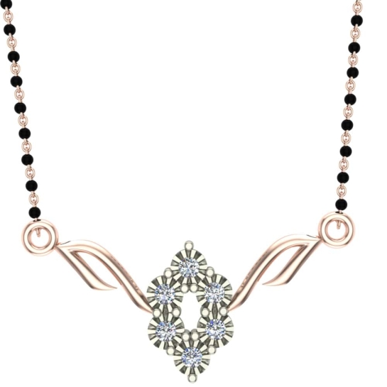 Pansie Diamond Mangalsutra