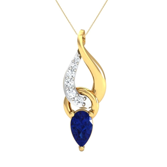 Rabiya Gold and Diamond Pendant