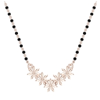 Grey Mangalsutra Designs in Gold
