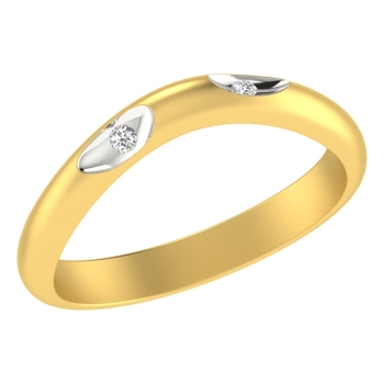 Plain Floral Design Gold Ring 02-01 - SPE Gold,Chennai