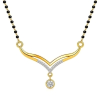 Designer Gold And Diamond Mangalsutra
