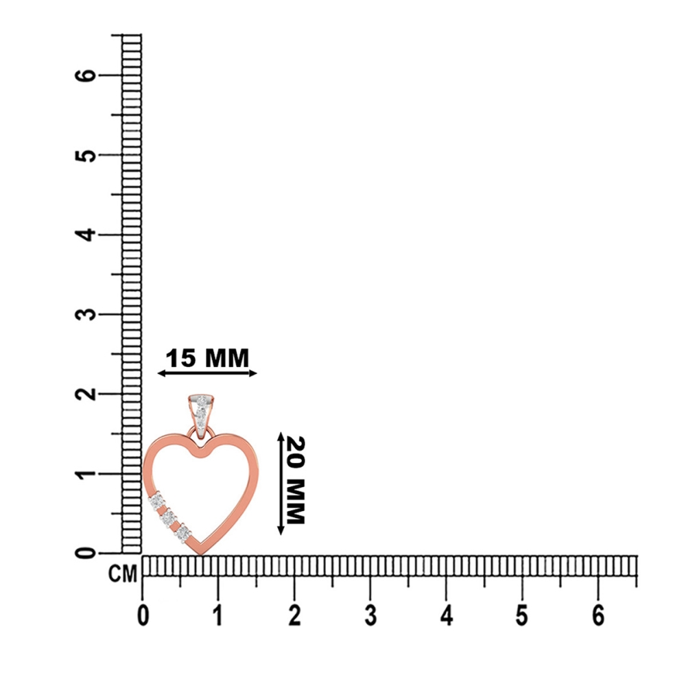 14k/18k Golden Grace Heart Necklace