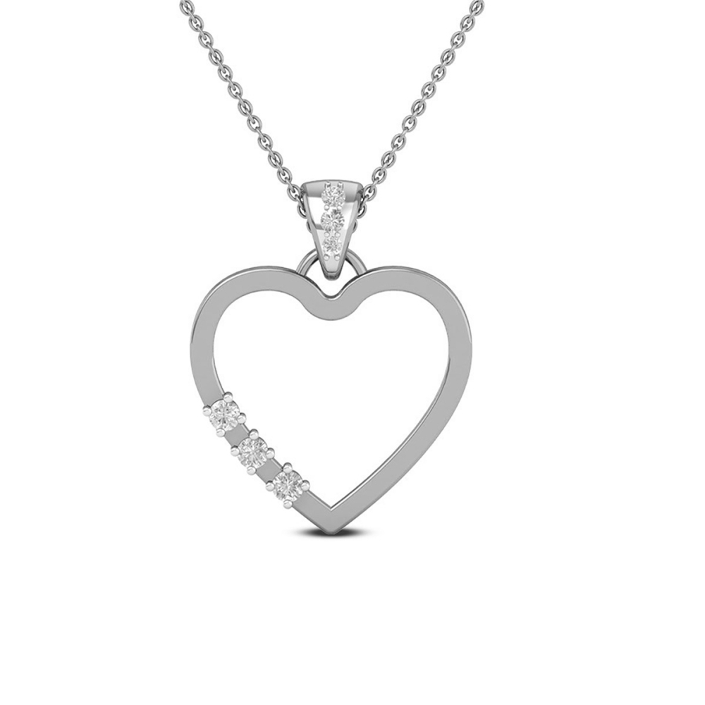 14k/18k Golden Grace Heart Necklace