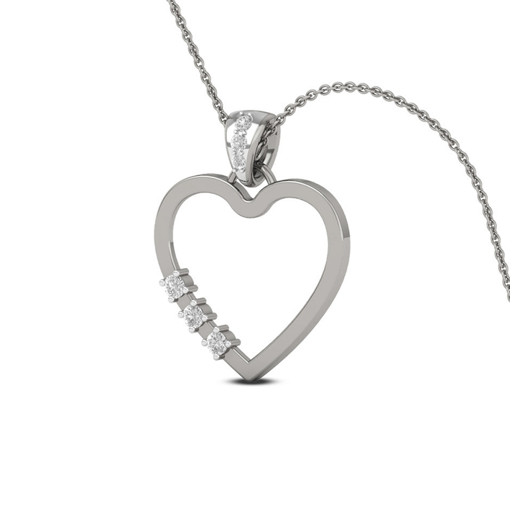 14k/18k Golden Grace Heart Necklace