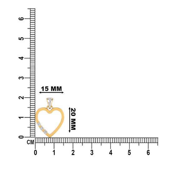 14k/18k Golden Grace Heart Necklace