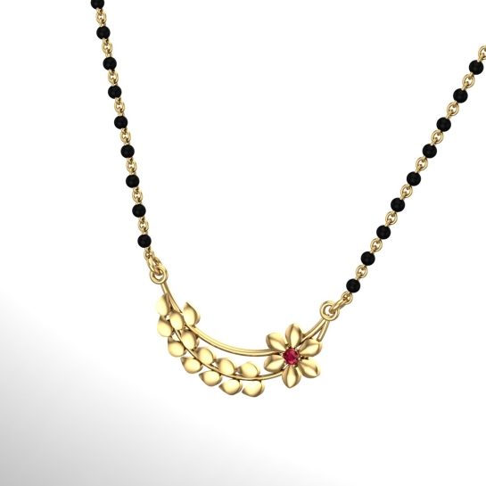  Heidi Mangalsutra Designs in Gold