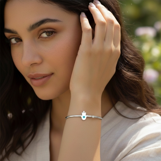 Hamsa Charm Radiant Bracelet