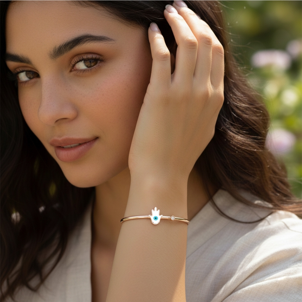 Hamsa Charm Radiant Bracelet