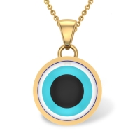 Hannah Evil Eye Gold Pendant Designs For Female