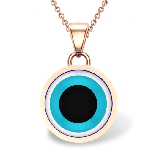 Hannah Evil Eye Gold Pendant Designs For Female