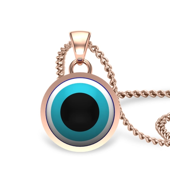 Hannah Evil Eye Gold Pendant Designs For Female