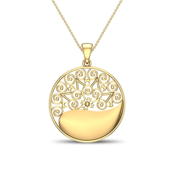 Hayden Gold Pendant …