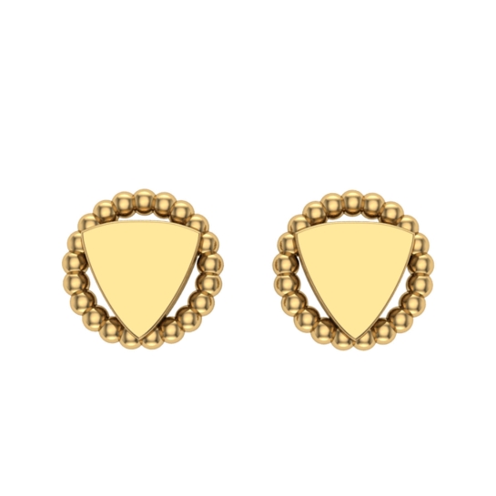 Himani Gold Stud Earrings Design for daily use 