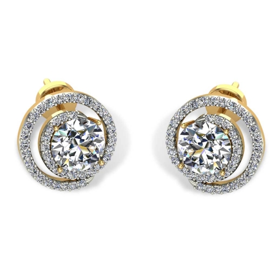 Romina Diamond Studs